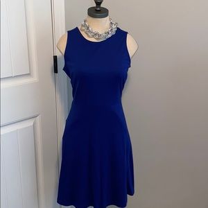 New York &Company Size S Blue A-Line Dress